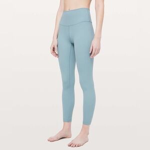 Lululemon Wunder Train HR 25" Tight in Blue Cast - Size 4